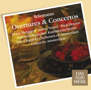 Cover for Frans Brüggen · Georg Philipp Telemann - Suite - Ouverture - Concerti (CD) (2008)