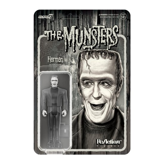 Cover for Munsters Reaction W2 - Herman Munster (Grayscale) (MERCH) (2022)