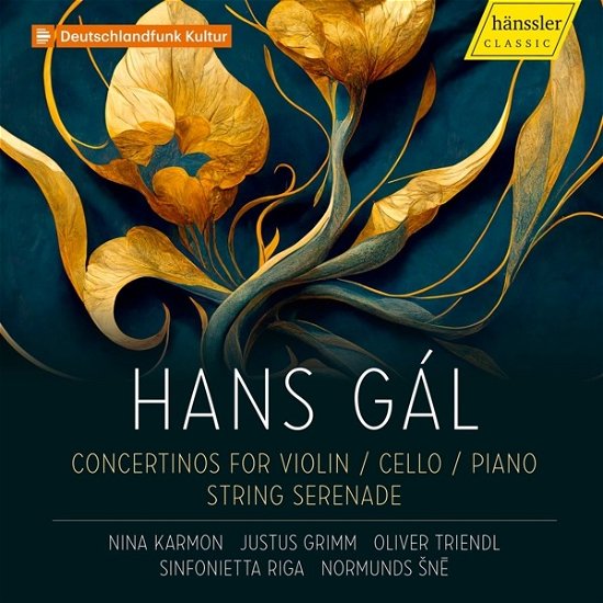 Cover for Karmon, Nina / Justus Grimm / Oliver Triendl · Hans Gal: Concertinos For Violin, Cello, Piano &amp; String Serenade (CD) (2023)