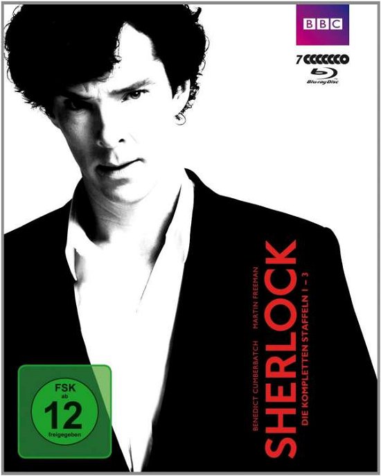 Cover for Cumberbatch,benedict / Freeman,martin · Sherlock-staffel 1-3 (Boxset M.bonus) (Blu-ray) (2015)