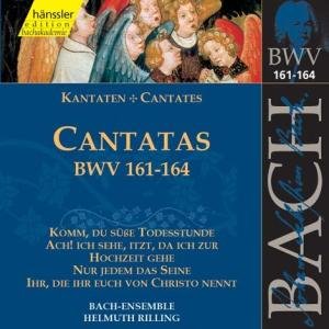 Cover for Bach-collegium / Rilling · BACH: Kantaten BWV 161-164 (CD) (2000)