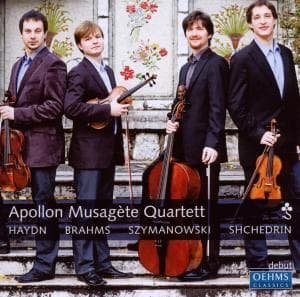 Cover for Apollon Musagate Quartett · Haydn / Brahms / Szmanowski / Shchedrin (CD) (2010)