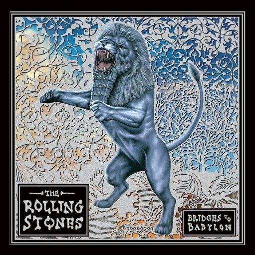 Cover for The Rolling Stones · Rolling Stones (The): Pyramid - Bridges To Babylon -12 Album Cover Framed Print (MERCH)