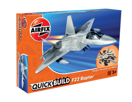 Cover for Quickbuild F22 Raptor · Airfix QUICKBUILD - F22 RAPTOR Model Toy (Paperback Book) (2024)