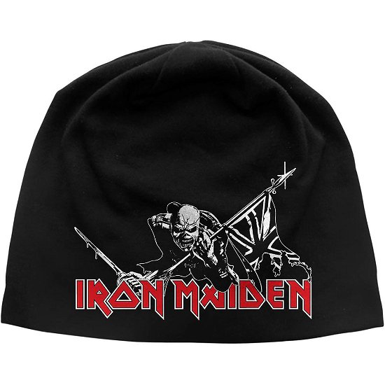 Iron Maiden Unisex Beanie Hat: The Trooper - Iron Maiden - Merchandise -  - 5056170620499 - 