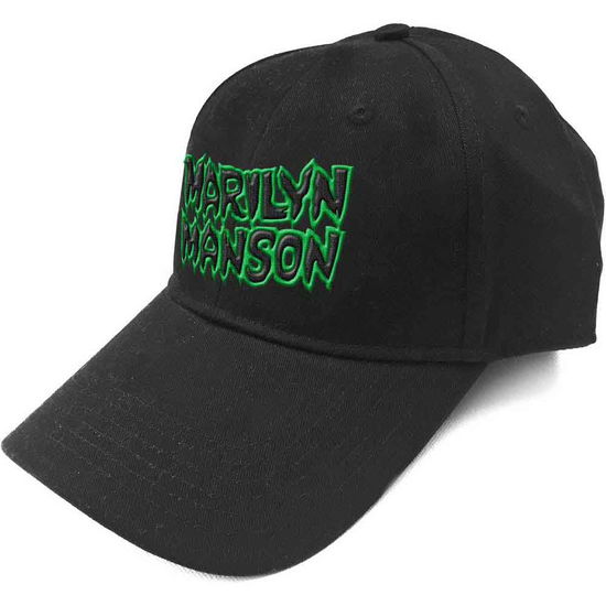 Cover for Marilyn Manson · Marilyn Manson Unisex Baseball Cap: Logo (Klær) [Black - Unisex edition]