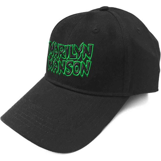 Cover for Marilyn Manson · Marilyn Manson Unisex Baseball Cap: Logo (Bekleidung) [Black - Unisex edition]