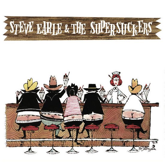 Cover for Earle, Steve &amp; The Supersuckers · Steve Earle &amp; The Supersuckers (LP) [EP edition] (2023)