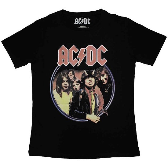 AC/DC Ladies T-Shirt: Highway To Hell Circle - AC/DC - Mercancía -  - 5056737214499 - 