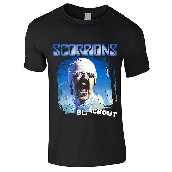 Cover for Scorpions · Blackout (Kids 7-8) (T-shirt) [size M] [Black edition] (2018)