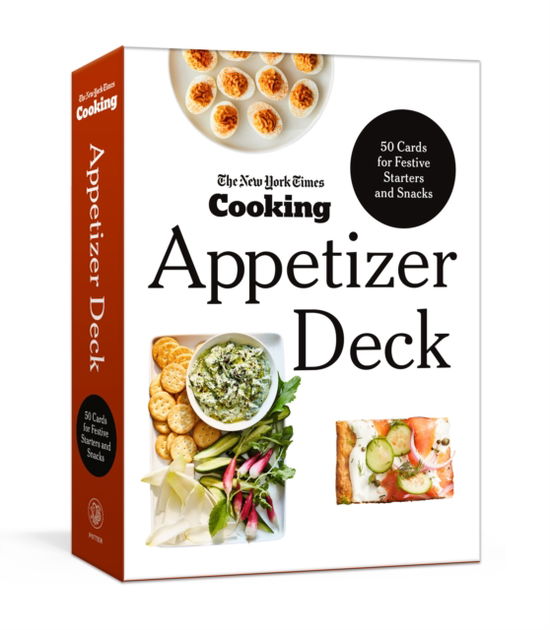 Cover for New York Times · The New York Times Cooking Appetizer Deck: 50 Cards for Festive Starters and Snacks (Oracle cards/tarot c) (2025)