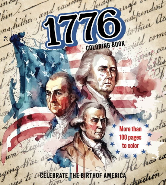 Cover for Editors of Chartwell Books · 1776 Coloring Book: Celebrate the Birth of America - Chartwell Coloring Books (Paperback Book) (2025)