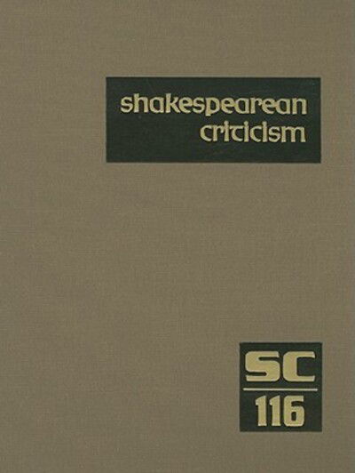 Cover for Michelle Lee · Shakespearean Criticism (Hardcover Book) (2008)