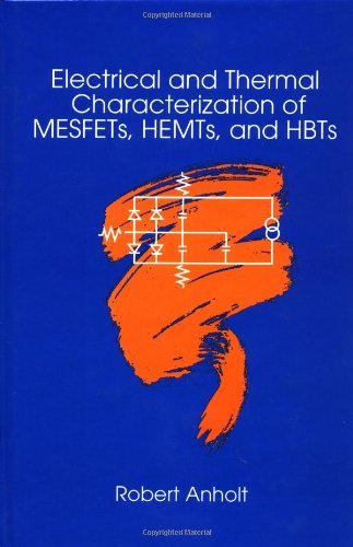 Cover for Robert Anholt · Electrical and Thermal Characterization (Hardcover Book) (1994)