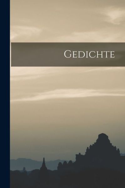 Cover for Anonymous · Gedichte (Book) (2022)