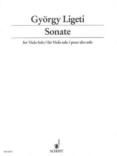 Cover for Gyorgy Ligeti · Sonata 1991-1994 (Paperback Book) (2001)