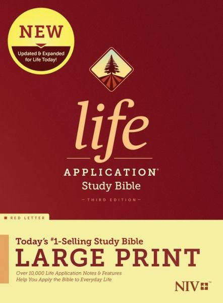 Cover for Tyndale · NIV Life Application Study Bible, Third Edition, Large Print (Hardcover bog) (2020)