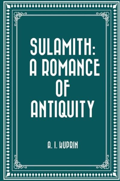 Cover for A I Kuprin · Sulamith (Paperback Bog) (2016)