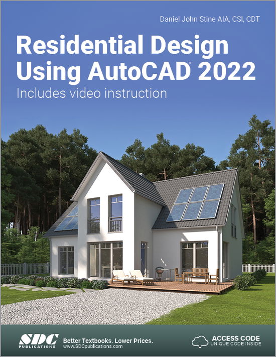 Cover for Daniel John Stine · Residential Design Using AutoCAD 2022 (Paperback Book) (2021)