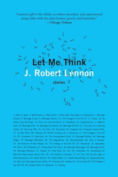 Cover for J. Robert Lennon · Let Me Think: Stories (Paperback Book) (2021)