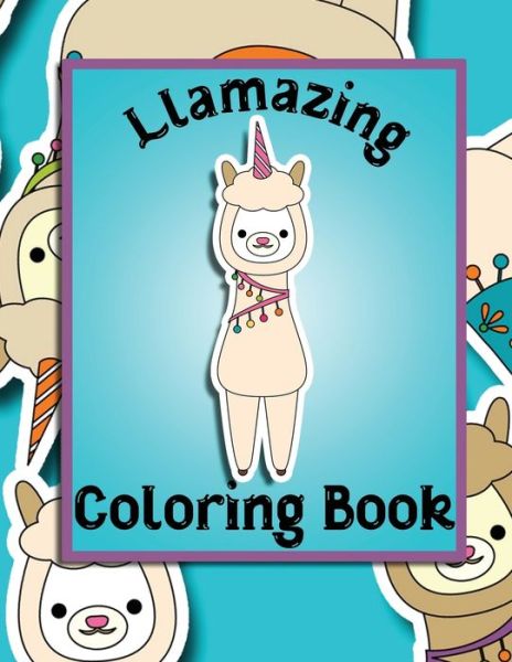 Cover for Trendy Adf Creative · Llamazing Coloring Book (Paperback Book) (2019)