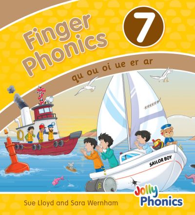 Cover for Sara Wernham · Finger Phonics Book 7: in Precursive Letters (British English edition) - Finger Phonics set of books 1–7 (Kartonbuch) (2021)