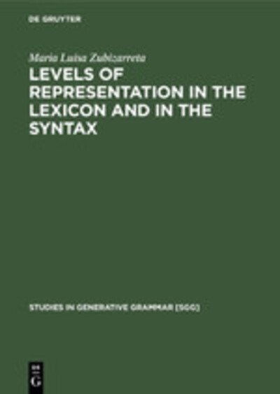 Cover for Zubizarreta · Levels of Represin Lex + S. (Buch) (1987)