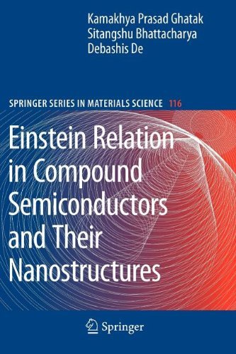 Cover for Kamakhya Prasad Ghatak · Einstein Relation in Compound Semiconductors and Their Nanostructures - Springer Series in Materials Science (Paperback Book) [1st Ed. Softcover of Orig. Ed. 2009 edition] (2010)