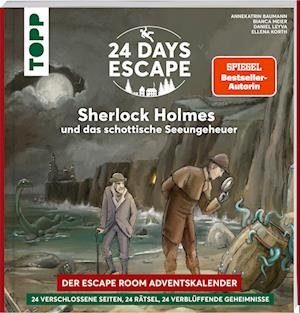 Cover for Annekatrin Baumann · 24 DAYS ESCAPE  Der Escape Room Adventskalender: Sherlock Holmes und das schottische Seeungeheuer (Bok) (2023)