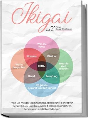 Cover for Aoi Nakamura · Ikigai: Wie Sie mit der japanischen Lebenskunst Schritt für Schritt Glück und Gesundheit erlangen und Ihren Lebenssinn endlich entdecken – inkl. 21 Tage Ikigai-Challenge (Book) (2023)