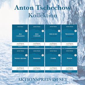 Cover for Anton Tschechow · Anton Tschechow Kollektion (Bücher + 8 Audio-CDs) - Lesemethode von Ilya Frank (Bog) (2023)