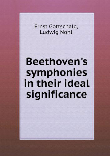 Cover for Ludwig Nohl · Beethoven's Symphonies in Their Ideal Significance (Paperback Book) (2013)