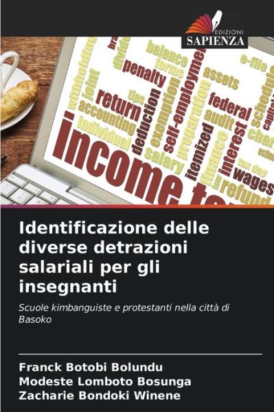 Cover for Franck Botobi Bolundu · Identificazione delle diverse detrazioni salariali per gli insegnanti (Paperback Book) (2021)