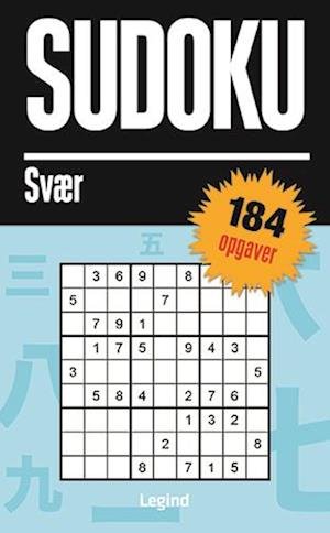 Mini opgavebøger: Sudoku - Svær -  - Books - Legind - 9788775373499 - February 28, 2023