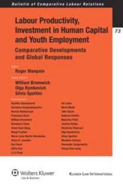 Silvia Spattini · Labour Productivity, Investment in Human Capital and Youth Employment: Comparative Developments and Global Responses (Taschenbuch) (2010)