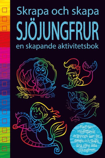 Cover for Malin Barthelson · Skrapa och skapa: Sjöjungfrur : en skapande aktivitetsbok (Spiral Book) (2018)