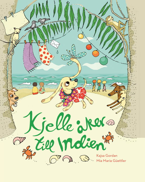 Cover for Kajsa Gordan · Kjelle åker till Indien (Inbunden Bok) (2024)