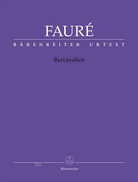 Barcarolles,Kl.BA10842 - Fauré - Books -  - 9790006542499 - 