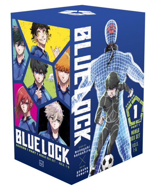 Cover for Muneyuki Kaneshiro · Blue Lock Season 1 Part 1 Manga Box Set - Blue Lock Manga Box Set (Pocketbok) (2024)