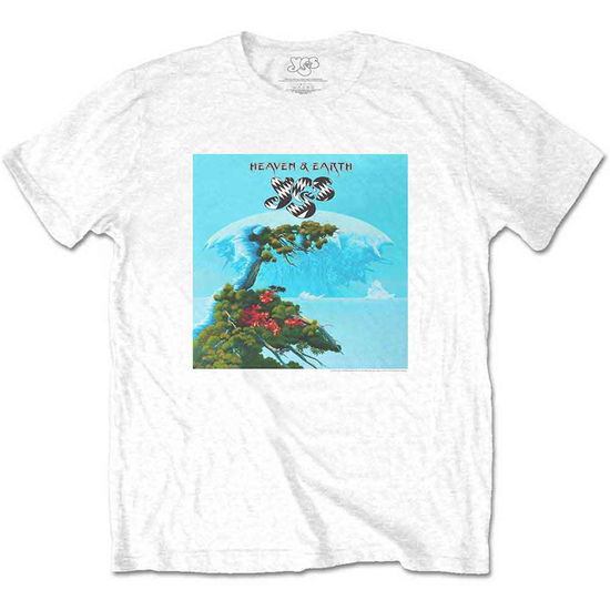 Cover for Yes · Yes Unisex T-Shirt: Heaven &amp; Earth (White) (T-shirt)