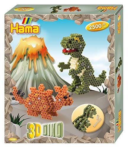 Cover for Hama · Hama Strijkkralenset - 3D Dino 2500st. (Spielzeug)