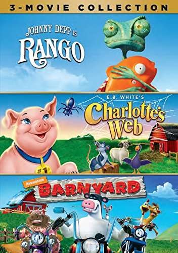 Cover for Rango / Charlotte's Web / Barnyard (DVD) (2017)