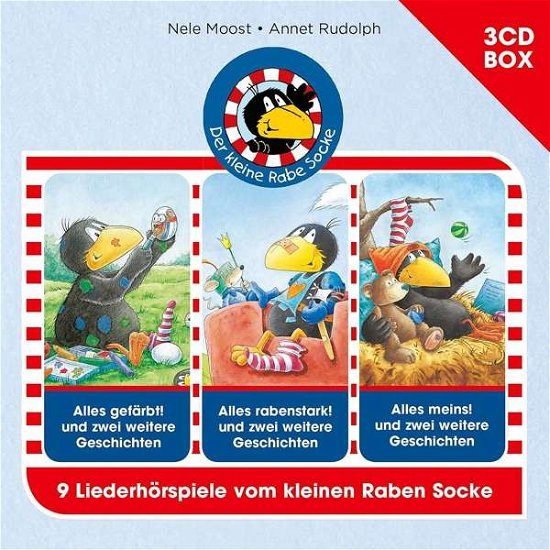 Der Kleine Rabe Socke-3-cd Hörspielbox Vol.2 - Der Kleine Rabe Socke - Musik -  - 0602508684500 - 6 mars 2020