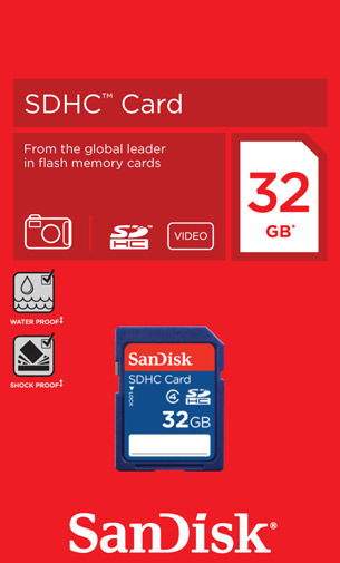 SanDisk SDHC Card 32GB - SanDisk - Merchandise - Sandisk - 0619659058500 - January 4, 2017