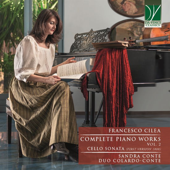 Cover for Sandra Conte · Francesco Cilea: Complete Piano Works Vol.2/Cello Sonata (1888) (CD) (2023)