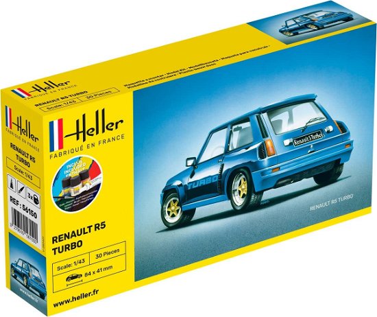 1/43 Starter Kit Renault R5 Turbo - Heller - Merchandise - MAPED HELLER JOUSTRA - 3279510561500 - 