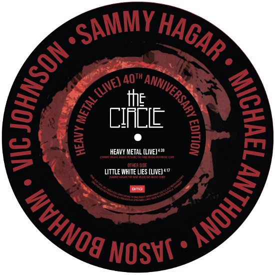 Cover for Hagar,sammy &amp; the Circle · Heavy Metal (Live) (Picture Di (12&quot;) [Picture Disc edition] (2021)