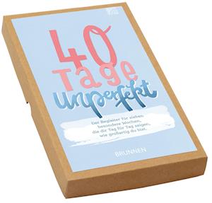 Kartenbox 40 Tage Unperfekt - Anne Weigel - Produtos - Brunnen Verlag GmbH - 4250222914500 - 