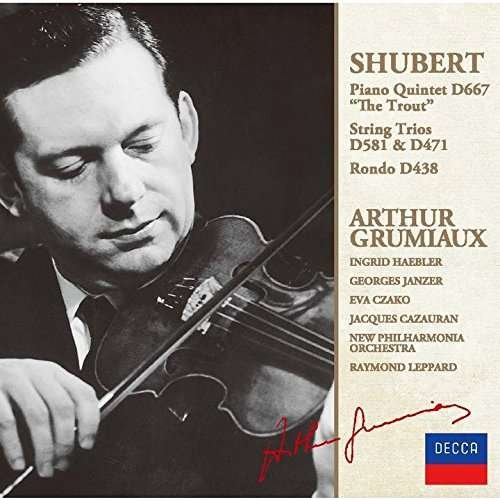 Cover for Arthur Grumiaux · Schubert: Piano Quintet 'trout' / 2 String Trios / Rondo (CD) (2021)