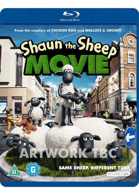 Cover for Shaun The Sheep The Movie · Shaun The Sheep - The Movie (Blu-Ray) (2015)